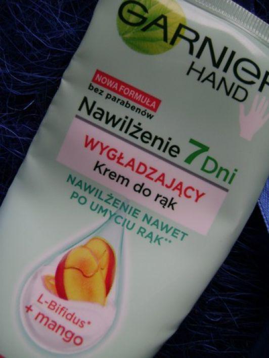 Garnier Hand, Krem do rąk, Nawilżenie 7 dni, Wygładzający, Ekstrakt z mango 