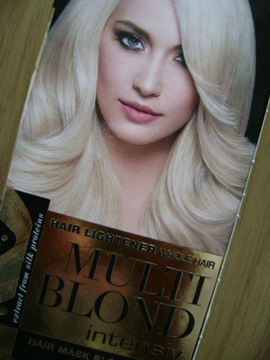 Joanna Rozjaśniacz do całych włosów, Multi Blond Intensiv, Maseczka blond system, 4-5 tonów