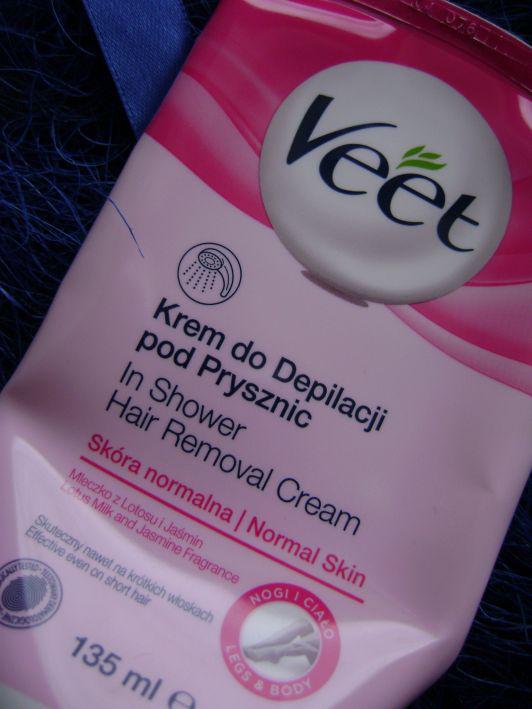 Veet Krem do depilacji skóry, Silk & Fresh, Skóra normalna, Mleczko lotosu i zapach jaśminu
