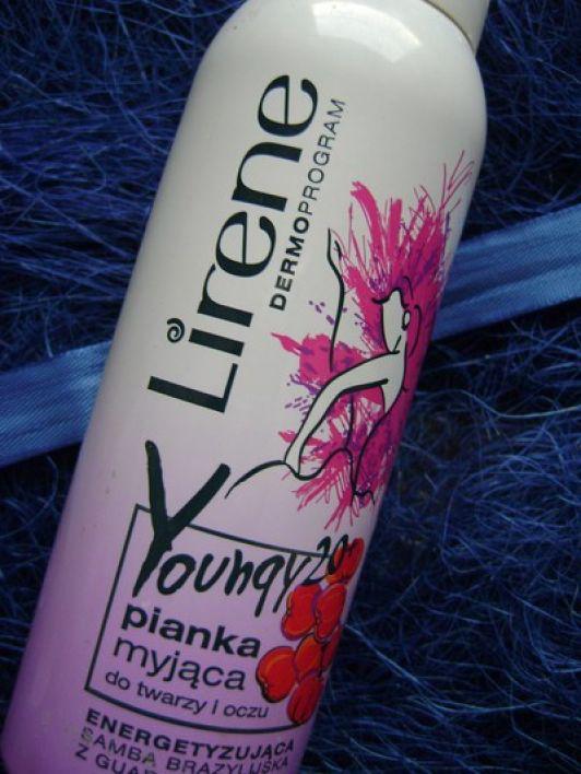 Lirene Youngy 20+, Pianka myjąca do twarzy i oczu, Energetyzująca, Samba brazylijska z guaraną