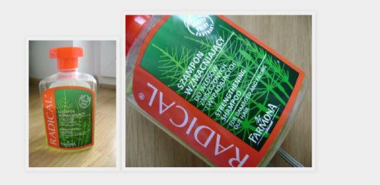 Radical Szampon do włosów, Wzmacniający, Włosy osłabione i wypadające