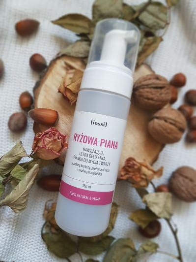 Iossi Piana ryżowa, pianka do mycia twarzy