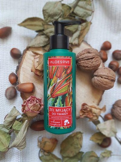 Aloesove Żel myjący do twarzy, Organiczny sok z aloesu