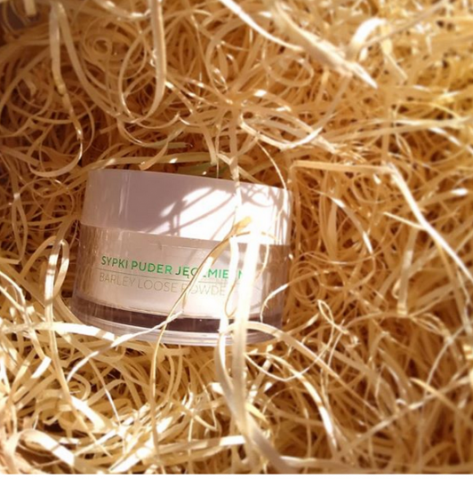 Ecocera Puder do twarzy, Jęczmienny, Sypki