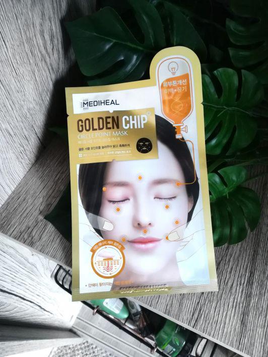 Mediheal Maska do twarzy w płacie, Golden Chip, Rozjaśniająca