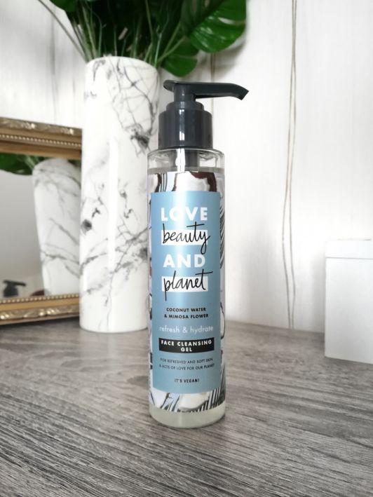 Love Beauty and Planet It's Vegan!, Żel do twarzy, Refresh & Hydrate, Coconut Water & Mimosa Flower
