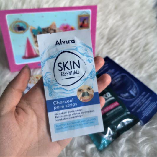 Alvira Skin Essentials, Plasterek na nos, Charcoal pore strips