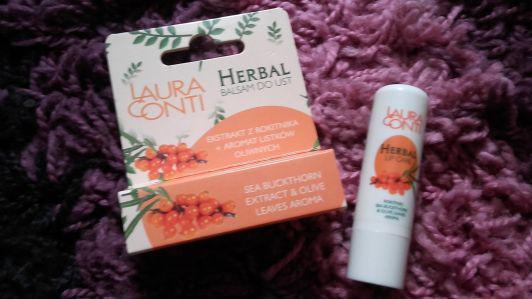 Laura Conti Balsam do ust, Herbal, Ekstrakt z rokitnika i aromat listków oliwnych