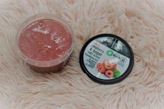 Organic Shop Scrub do ciała, Malina i cukier