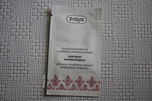 Ziaja Kuracja kaszmirowa, Szampon wzmacniający
