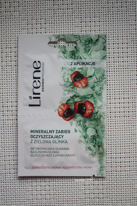 Lirene Dermoprogram, Mineralny zabieg oczyszczający z zieloną glinką