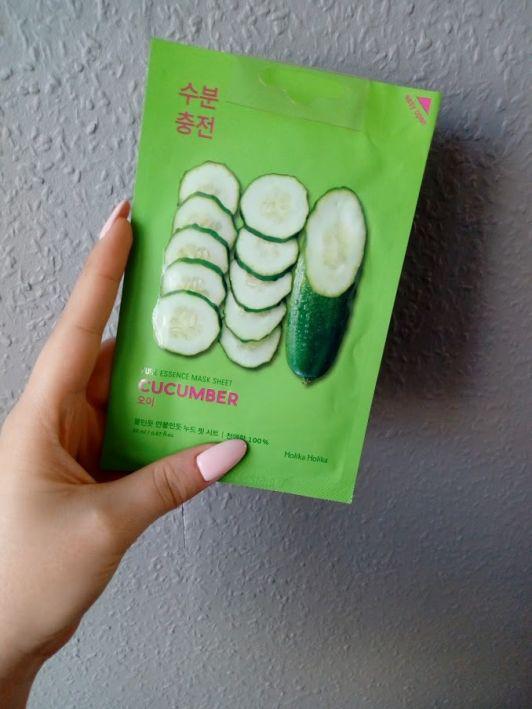 Holika Holika Maska do twarzy w płacie, cucumber