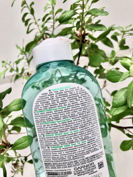 Tonik do twarzy, Oczyszczenie i Odświeżenie, Green Tea Detox, Garnier