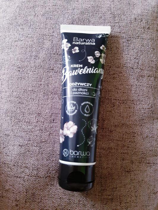 Barwa Naturalna, Krem do rąk, Odżywczy, Z bawełną i proteinami jedwabiu