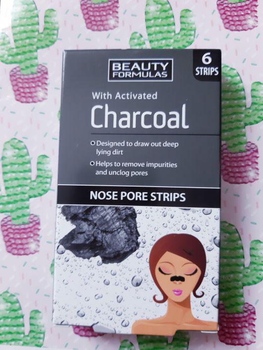 Beauty Formulas Plastry na nos, Głęboko oczyszczające, Węgiel aktywny
