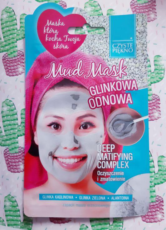 Czyste Piękno Maseczka do twarzy, Mud Mask, Glinkowa odnowa, Oczyszczenie i zmatowienie