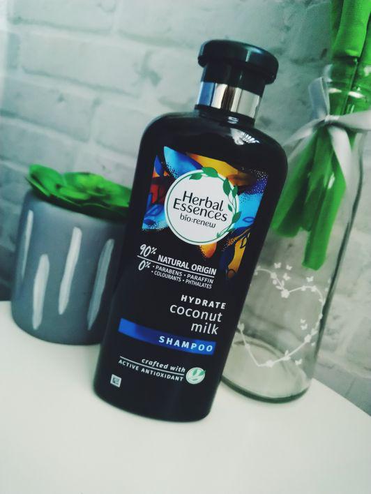 Herbal Essences Bio:renew, Szampon do włosów, Mleko kokosowe, Hydrate