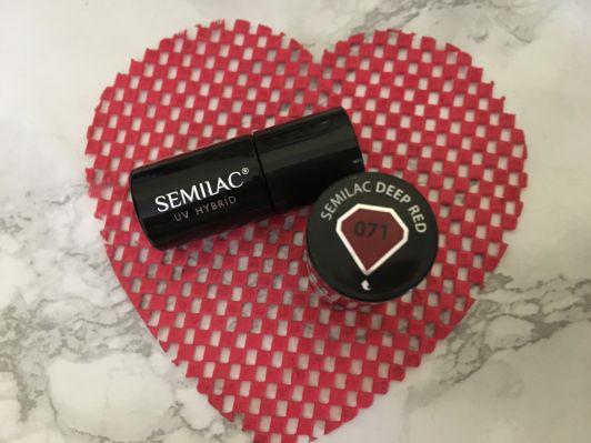 Semilac Lakier hybrydowy, 071 Deep Red