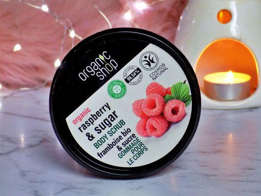 Organic Shop Scrub do ciała, Malina i cukier