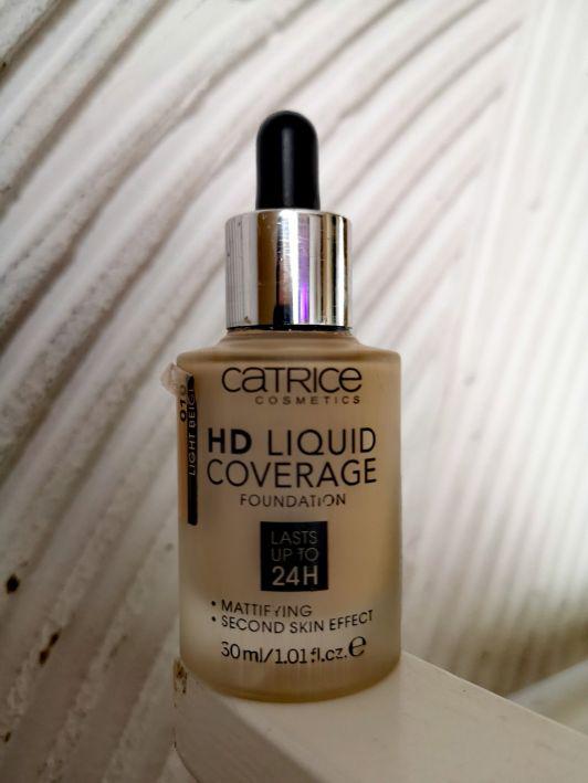 Catrice HD Liquid Coverage, Podkład do twarzy, nr 010 Light Beige