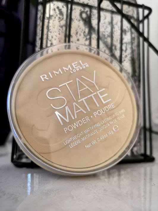 Rimmel Stay Matte, Puder do twarzy, nr 001 Transparent