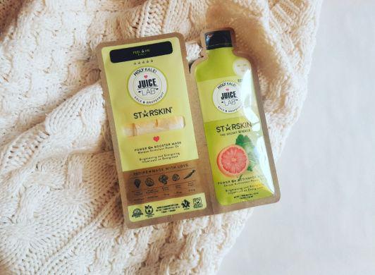 StarSkin Juice Lab, Maska do twarzy w płacie, Kale & Grapefruit