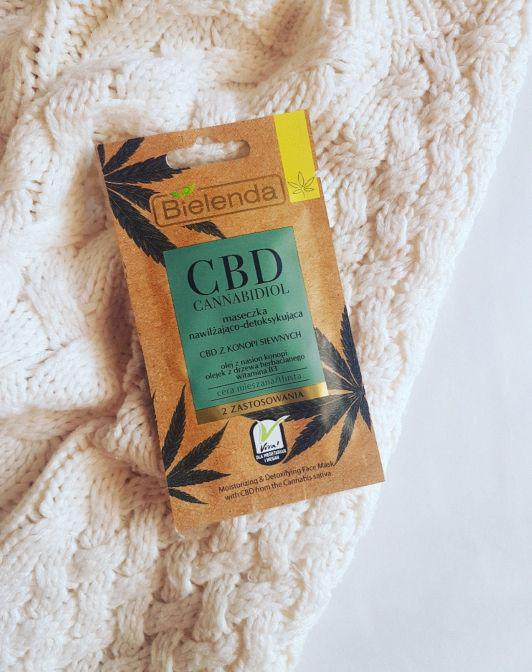 Bielenda CBD, Cannabidiol, Maseczka do twarzy, Nawilżająco-detoksykująca
