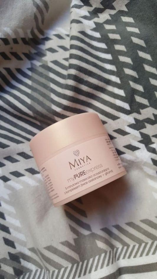 Miya Cosmetics myPUREexpress, Maseczka do twarzy, 5 minutowa, Oczyszczająca, Kwas azelainowy + glicyna