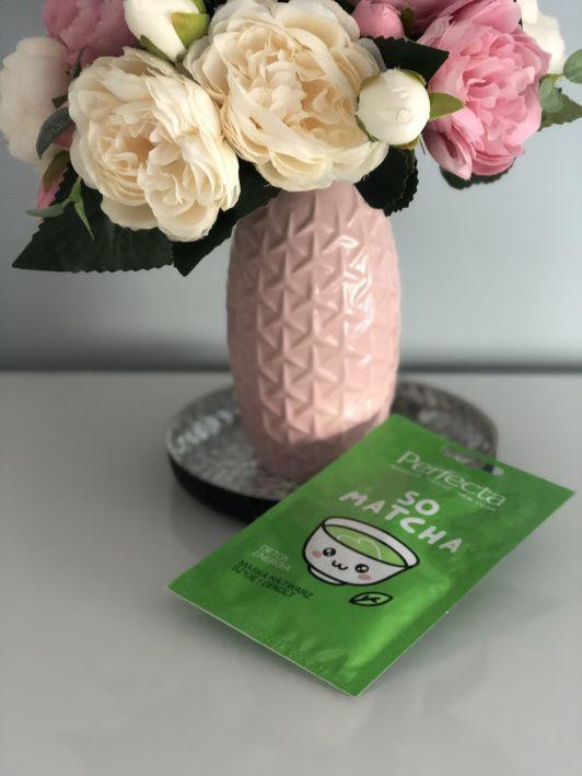 Perfecta So Matcha, Maseczka na twarz, szyję i dekolt, Oczyszczająca i energizująca, Detox i Energia