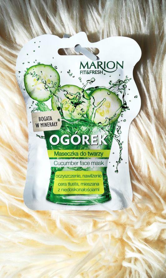 Marion Fit&Fresh, Maseczka do twarzy, Ogórek