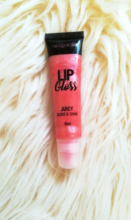 Max&More Lip Gloss, Błyszczyk do ust, Peachy Peach