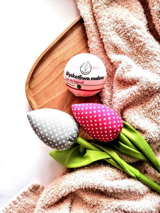 Marba Cosmetics Manufaktura Piękna, Kula do kąpieli, Musująca, Błyskotliwa malina