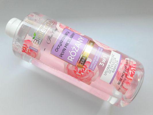Bielenda Rose Care, Płyn micelarny do twarzy, Różany, Oczyszczający, Cera wrażliwa, 3 w 1