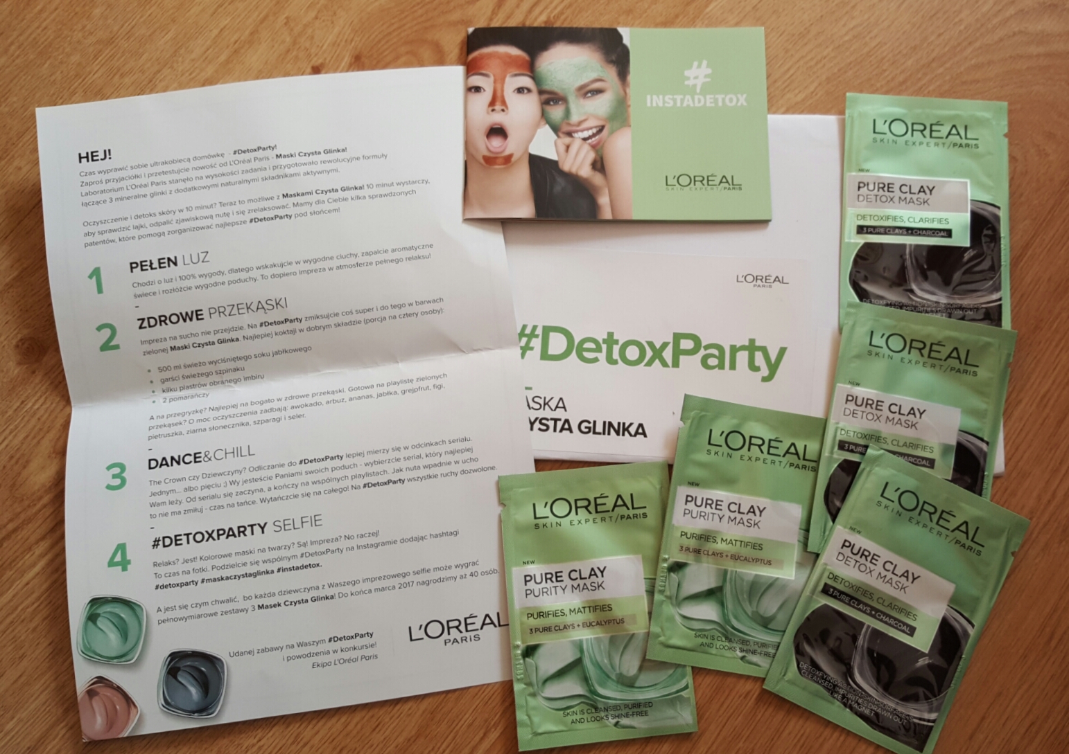 Darmowe próbki masek L'oreal czysta glinka!