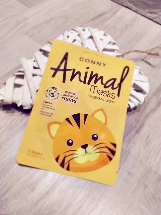 Conny, Maska do twarzy w płacie, Animal masks, Tygrys