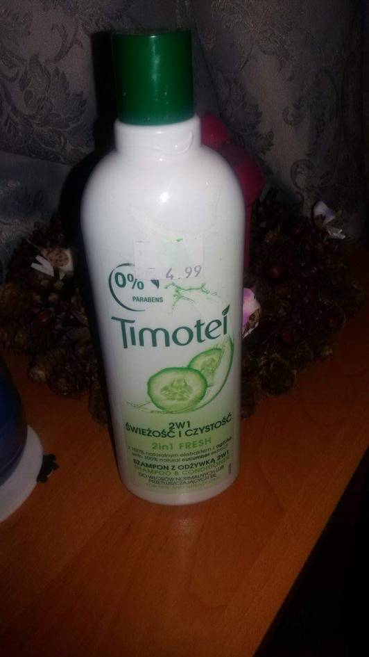 kosmetyki szampony timotei