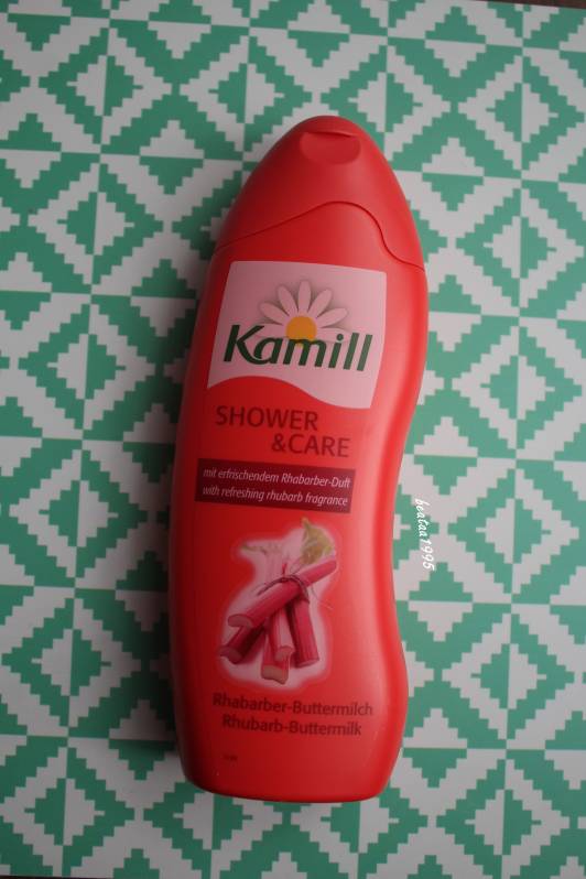 kamill  rhubarbbuttermilk zel pod prysznic