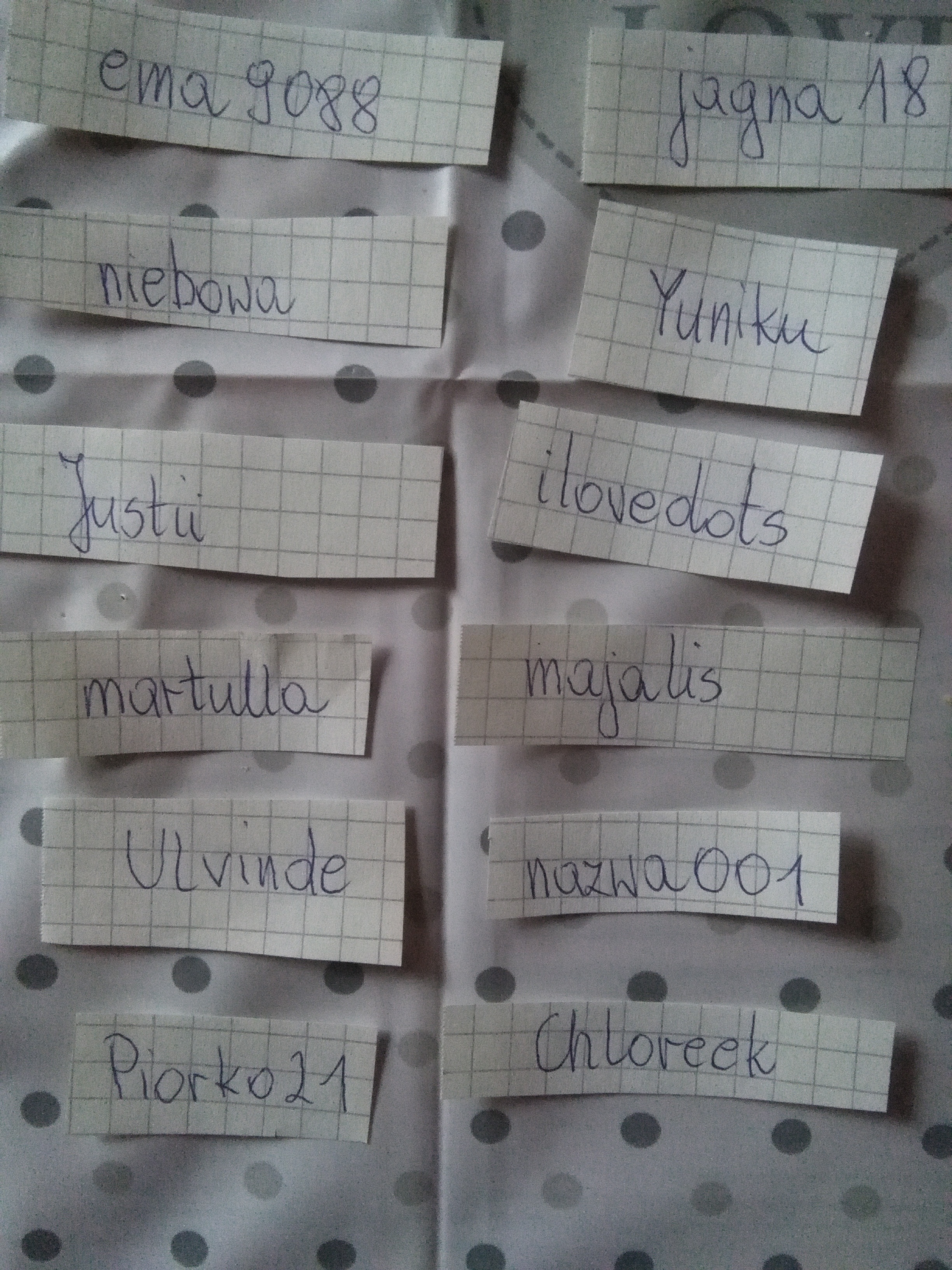 Kosmetyczne paczuszki