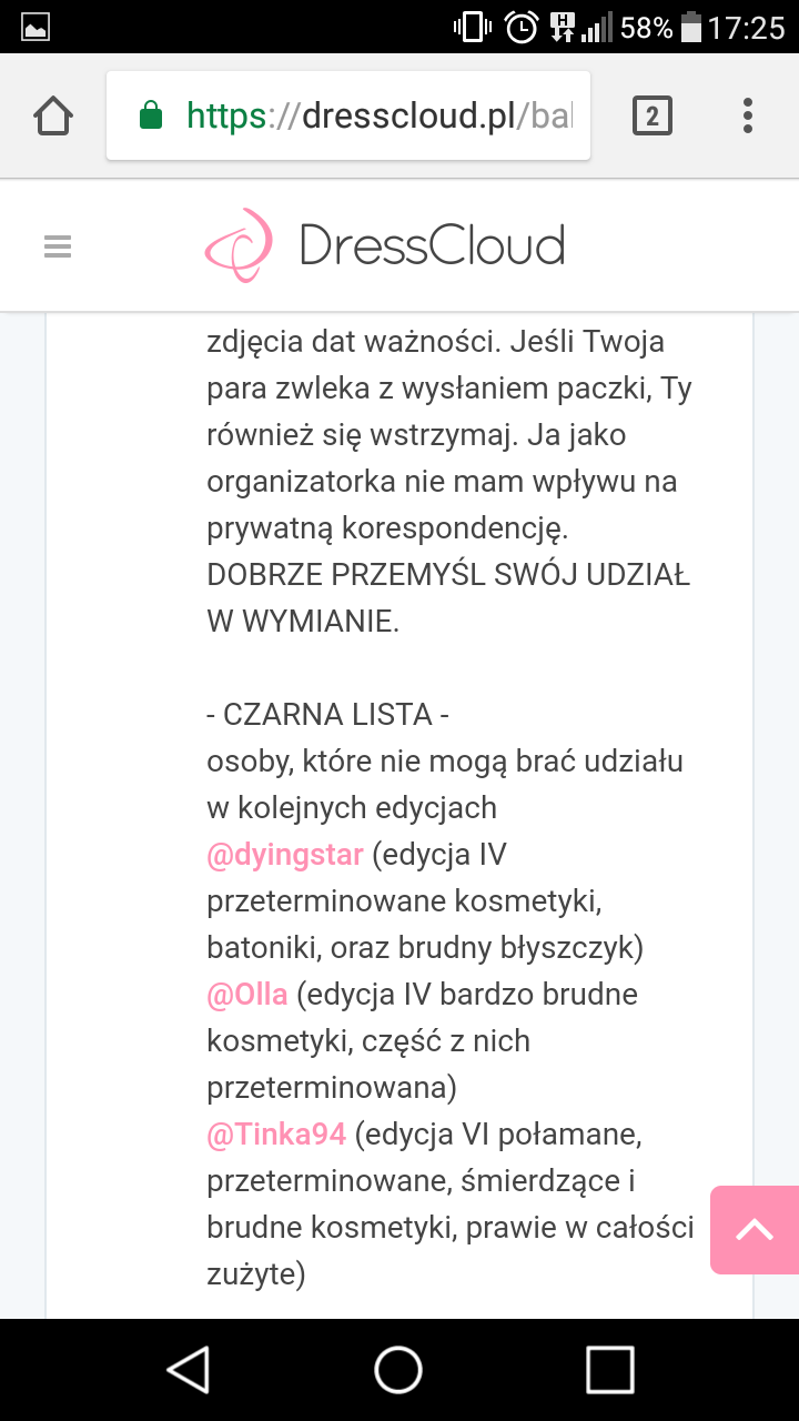 Kosmetyczne paczuszki