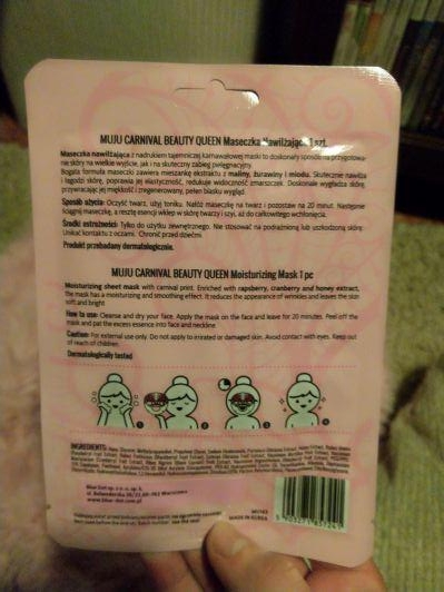 Maska nawilżająca Carnival muju