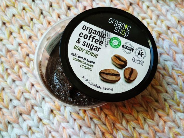 Organic Shop Scrub do ciała, Kawa i cukier