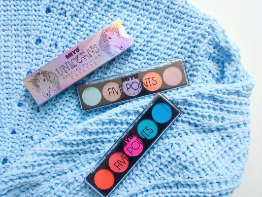 MIYO Paleta cieni do powiek, Five Points Palette, nr 12 Unicorns