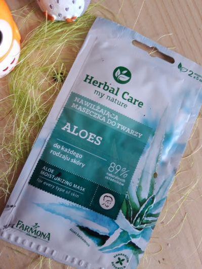 Herbal Care Nawilżająca maseczka do twarzy aloes