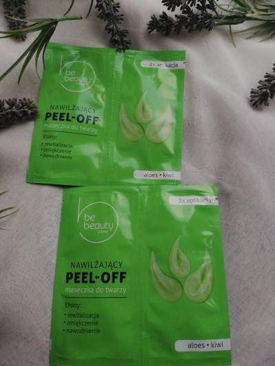BeBeauty Care, Maseczka do twarzy, Nawilżający Peel-Off, Aloes i kiwi