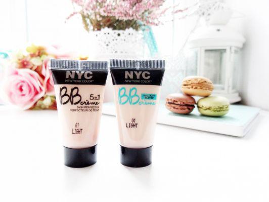 kremy BB NYC, kosmetyki mini