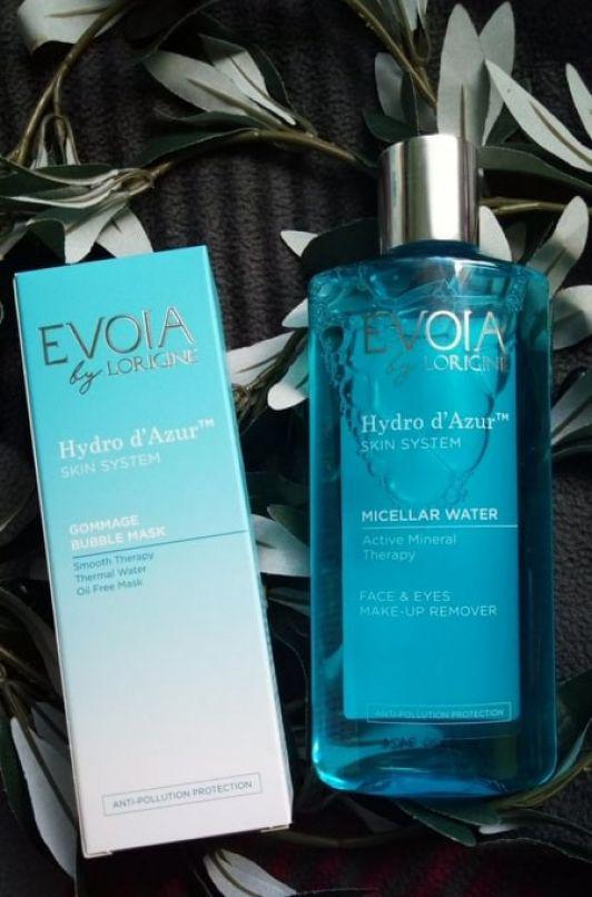 zestaw Evoia, płyn micelarny i maseczka