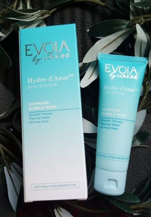 Evoia by Lorigine Hydro d'Azur Complex, Gommage Bubble, maseczka do twarzy