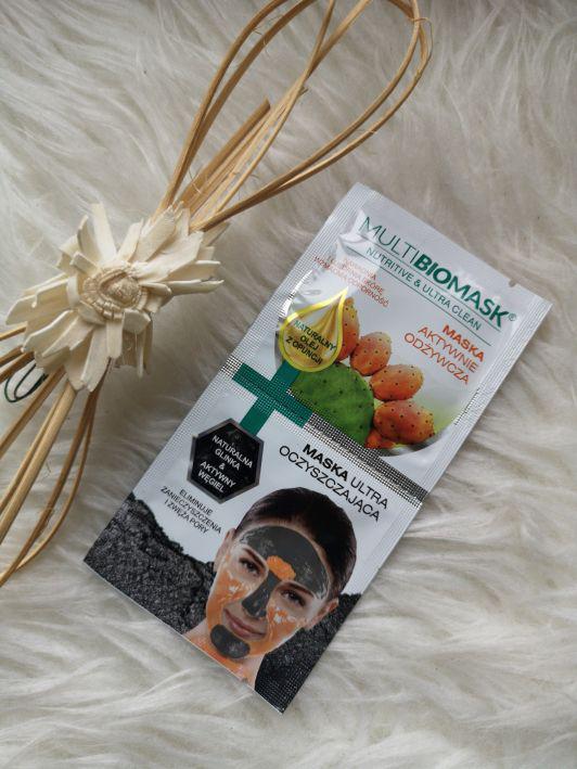 Multi BioMask Moisture & Clean, Maseczka do twarzy, Nawilżająca + Oczyszczająca
