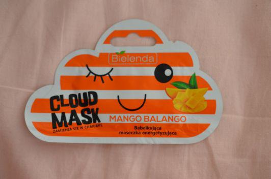Bielenda Cloud Mask, Maseczka do twarzy, Bąbelkująca, Energetyzująca, Mango Balango