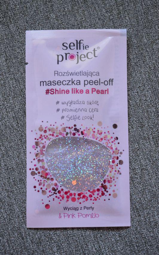 Selfie Project Maska do twarzy, Peel-off, Rozświetlająca, #Shine like a Pearl